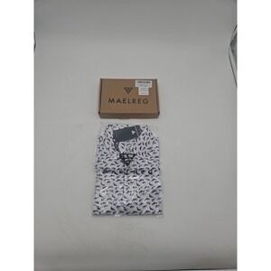 maelreg performance polo Shirt  boys white purple shark size 6 Brand New